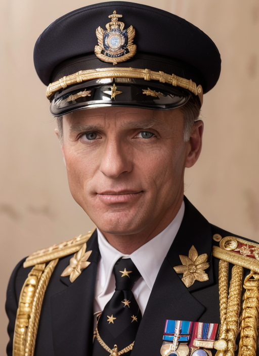 41348-2809273376-Closeup photograph of eh1, wearing Naval officer_ Dress uniform with gold accents, peaked cap, polished dress shoes, medals RAW.png